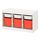 TROFAST - storage combination with boxes, white white/orange, 99x44x56 cm | IKEA Indonesia - PE770789_S1