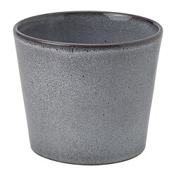 FJÄRILSBUSKE - Plant pot, in/outdoor/grey, 24 cm