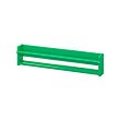 FLISAT - Wall storage, green, 70x9x16 cm