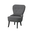 REMSTA - Armchair, Hakebo dark grey