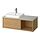 BACKSJÖN/ÄNGSJÖN - wash-stand/wash-basin/tap, oak effect/grey stone effect, 102x49x41 cm | IKEA Indonesia - PE908725_S1