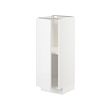 METOD - Base cabinet with shelves, white/Ringhult white, 30x37x80 cm