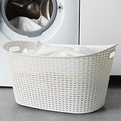 KYFFE - Keranjang laundry, putih