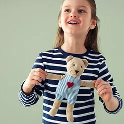 FABLER BJÖRN - Boneka, krem, 21 cm