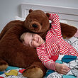 DJUNGELSKOG - Soft toy, brown bear