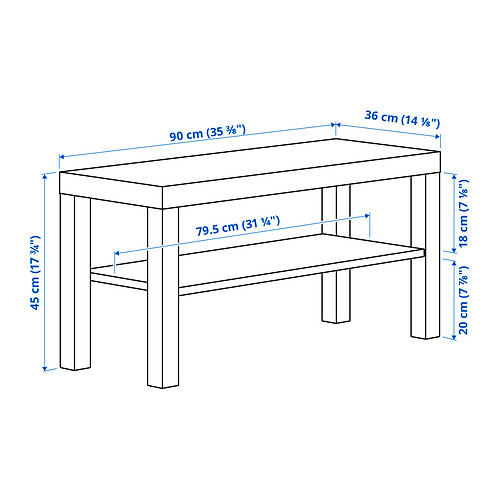 LACK TV bench