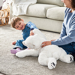 SNUTTIG - Soft toy, polar bear/white