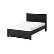 FÅGELFJÄLLET - rangka ranjang, hitam efek kayu oak, 120x200 cm | IKEA Indonesia - E1009643_S2