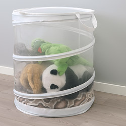 FYLLEN - Laundry basket, white, 79 l