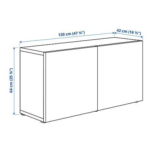BESTÅ Measurement Illustration