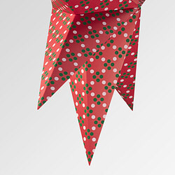 STRÅLA - Lamp shade, pink/green, 70 cm