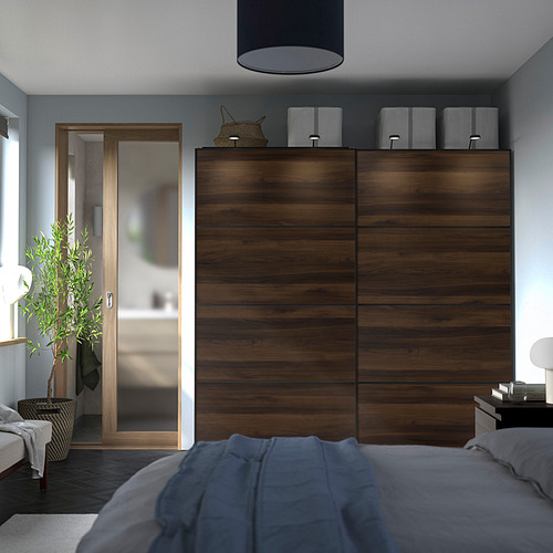 MEHAMN 4 panels for sliding door frame
