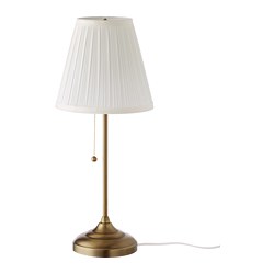 ÅRSTID - Table lamp, brass/white