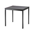 VANGSTA - meja yang dapat dipanjangkan, hitam/cokelat tua, 80/120x70 cm | IKEA Indonesia - PE771037_S2