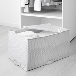 STUK - Storage case, white/grey, 34x51x28 cm