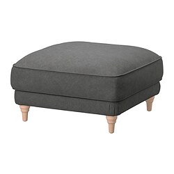 ESSEBODA - Footstool, Tallmyra/medium grey birch