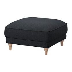 ESSEBODA - Footstool, Knäbäck/anthracite birch