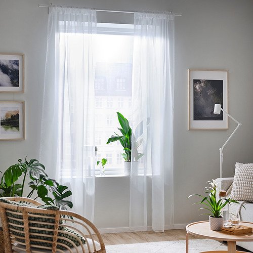 TERESIA sheer curtains, 1 pair