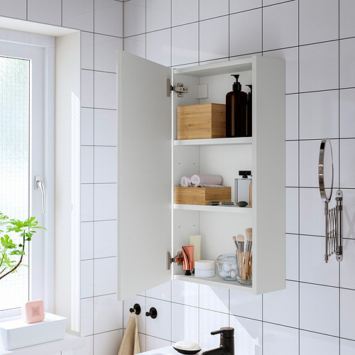 ENHET mirror cabinet with door