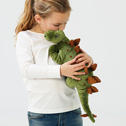 JÄTTELIK - Soft toy, dinosaur/dinosaur/stegosaurus, 50 cm