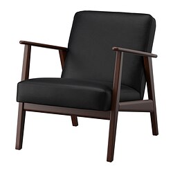 EKENÄSET - Kursi berlengan, Jonsbyn hitam