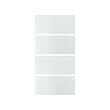 LUNDBRÄSMA - 4 panels for sliding door frame, checkered glass, 100x201 cm | IKEA Indonesia - E1009820_S2