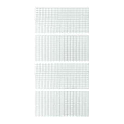 LUNDBRÄSMA 4 panels for sliding door frame