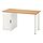 ALEX/ANFALLARE - desk, bamboo/white, 140x65 cm | IKEA Indonesia - PE909413_S1