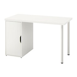ALEX/LAGKAPTEN - Desk, white, 120x60 cm