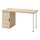 ALEX/LAGKAPTEN - desk, white stained/oak effect white, 140x60 cm | IKEA Indonesia - PE909426_S1