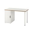 ALEX/LAGKAPTEN - Desk, white/anthracite, 120x60 cm