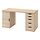 ALEX/LAGKAPTEN - desk, white stained/oak effect white, 140x60 cm | IKEA Indonesia - PE909430_S1