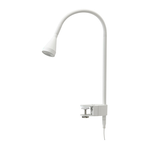 NÄVLINGE LED Wall/clamp Spotlight, White | IKEA Indonesia