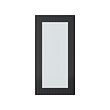 HEJSTA - pintu kaca, antrasit/kaca buluh, 30x60 cm | IKEA Indonesia - PE870239_S2