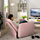 EKOLSUND - kursi malas, Gunnared cokelat muda-merah muda | IKEA Indonesia - PE727169_S1