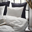 DVALA - Duvet cover and 2 pillowcases, white, 240x220/50x80 cm