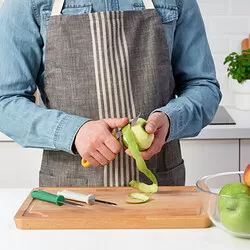 UPPFYLLD - Pisau kupas, set isi 3, warna campuran