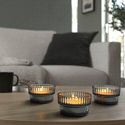 GLIMMA - Unscented candle in metal cup