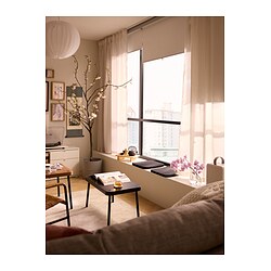 TRETUR - Tirai gulung anti tembus cahaya, putih, 60x195 cm