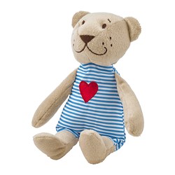 FABLER BJÖRN - Soft toy, beige, 21 cm