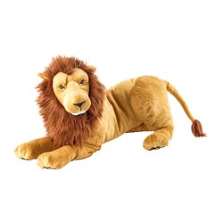 DJUNGELSKOG - Soft toy, lion