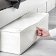 SKUBB - Storage case, white, 69x55x19 cm