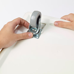 RILL - Castor, grey, 50 mm