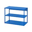 PLATSA - Unit rak terbuka, biru, 80x40x60 cm
