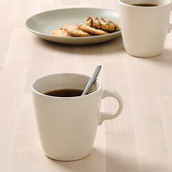 FÄRGKLAR - Mug, glossy krem, 37 cl