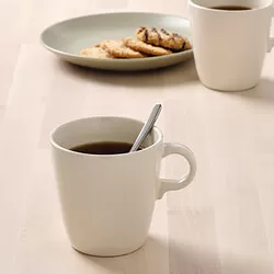 FÄRGKLAR - Mug, glossy krem, 37 cl
