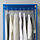 PLATSA - open wardrobe with 3 drawers, white Fonnes/blue, 80x42x191 cm | IKEA Indonesia - PE909646_S1