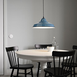 TRETTIOEN - Pendant lamp, blue, 38 cm