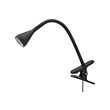 NÄVLINGE - LED clamp spotlight, black