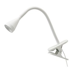 NÄVLINGE - Lampu sorot jepit LED, putih